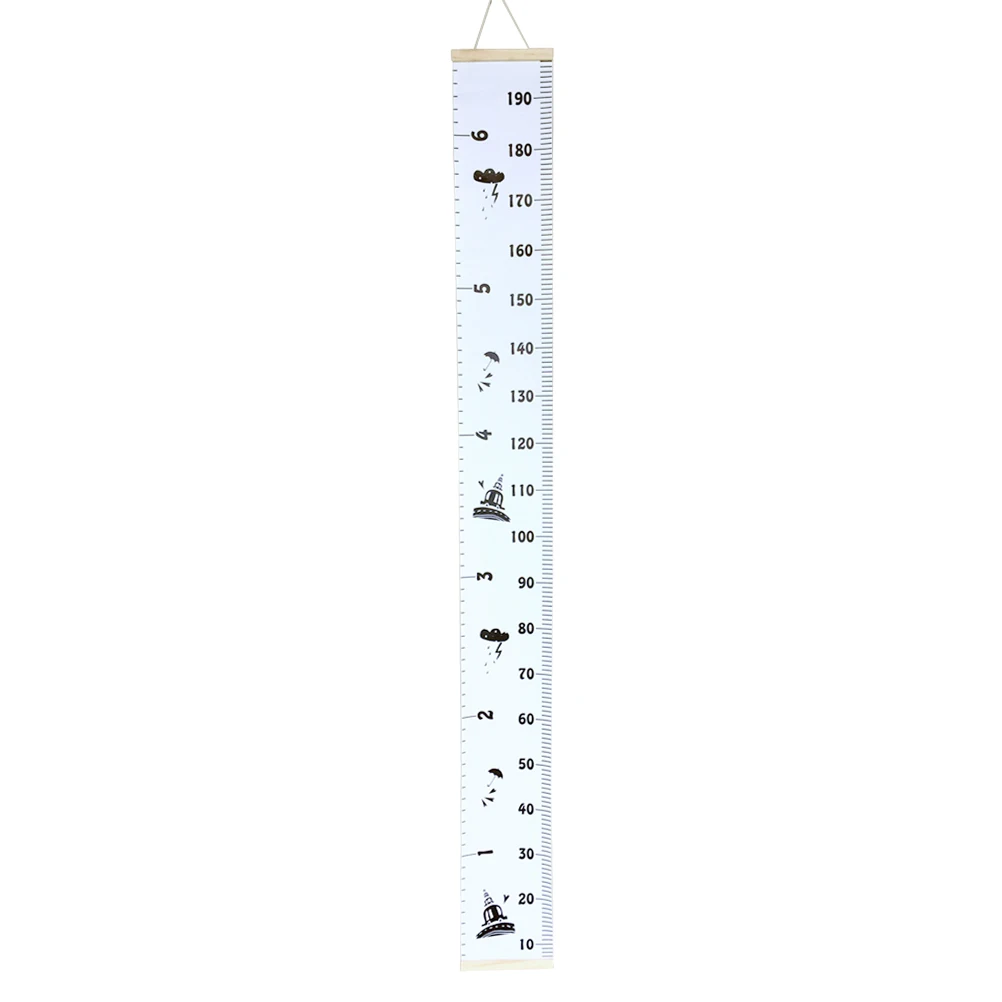

Children Height Ruler Growth Chart for Kids Measuring Wooden Home Decor Waterproof Durable Easy Install Natural Material Non