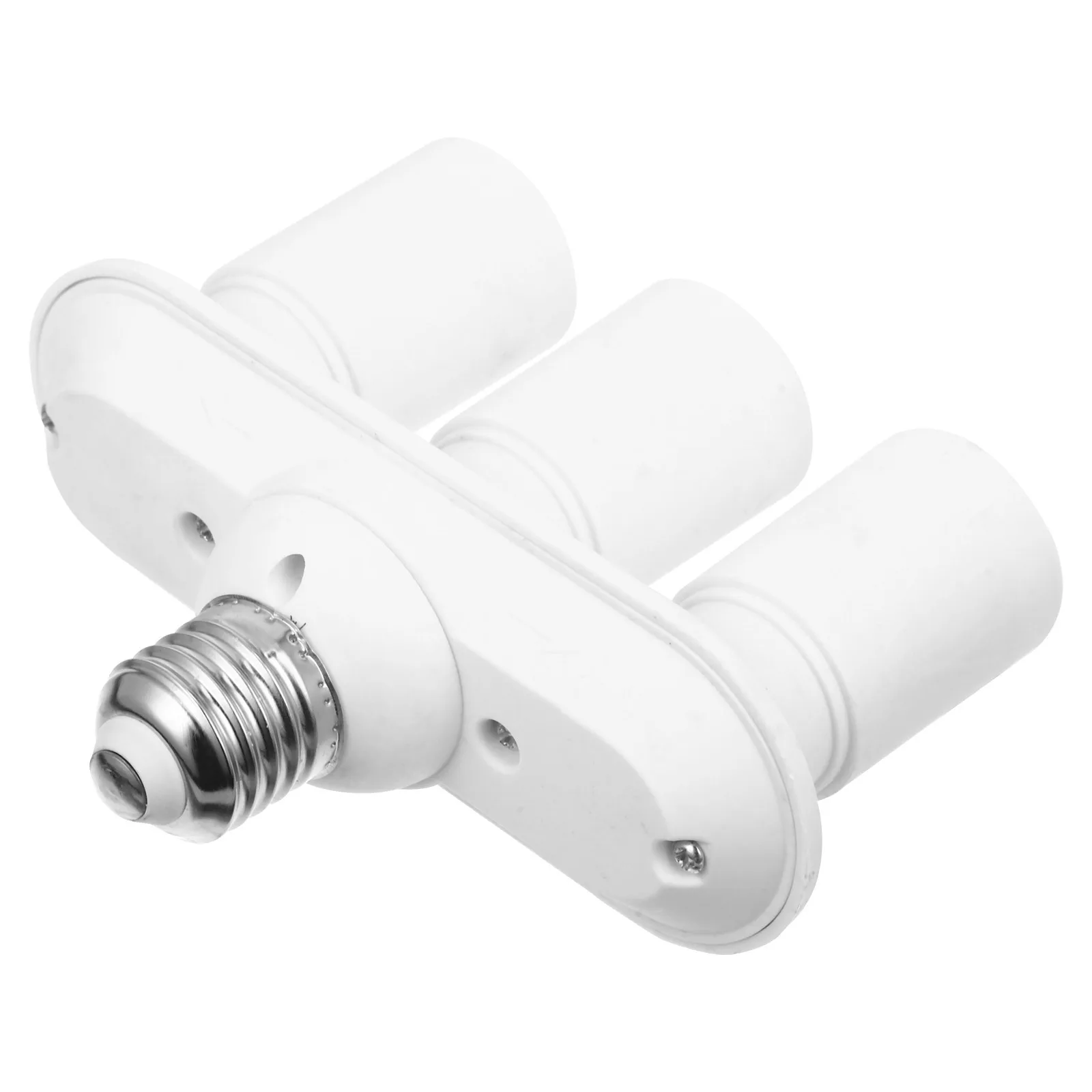 دائم E27 E26 3e27 26 محول مأخذ التوصيل البلاستيك المصباح الكهربي الفاصل للاستخدام المنزلي مكتب يعزز أجهزة الأجهزة الكهربائية فائدة #1