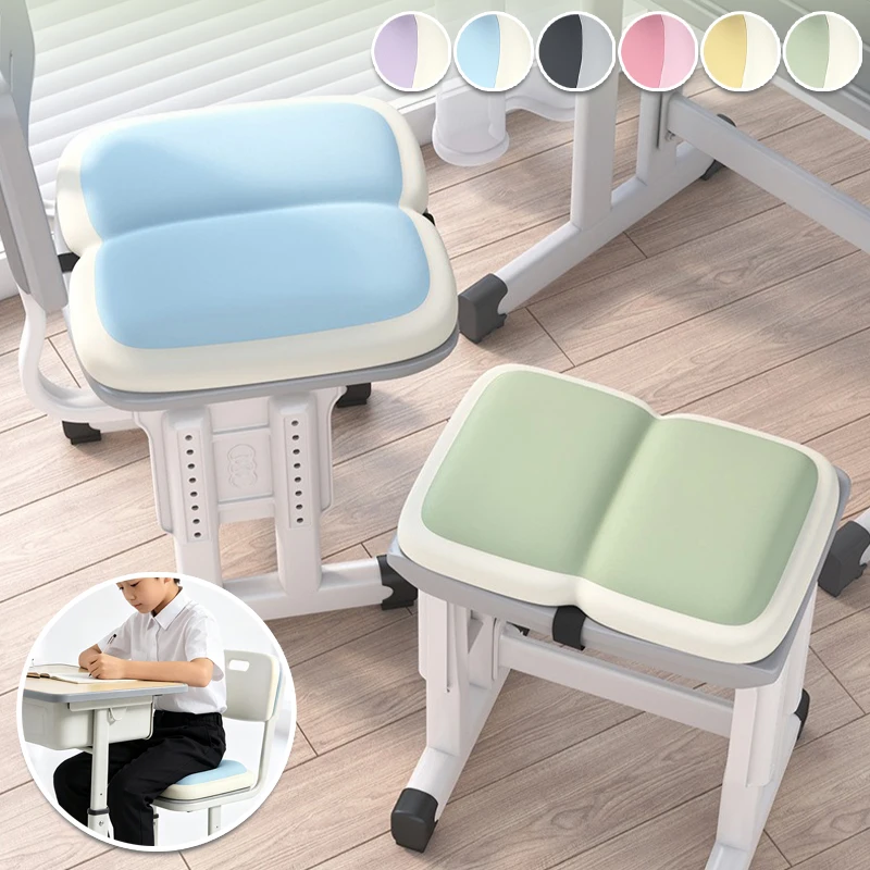 

New Portable Memory Foam Seat Cushion Ergonomic Soft Breathable Height Booster Cushion Suitable for Student Classroom Home Use