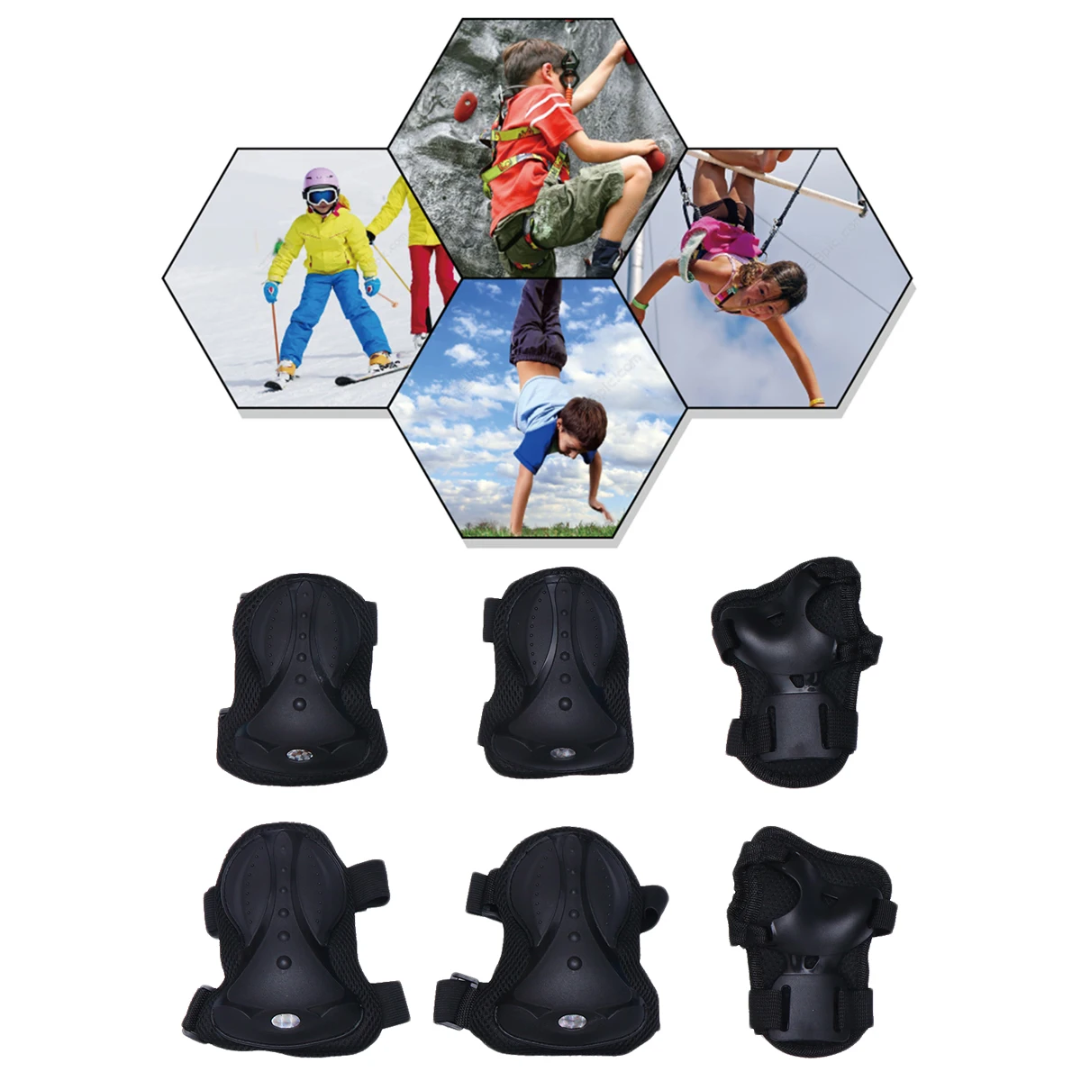 

Skating Knee Pads Material Durable Practical Impact Resistance Wearproof High Strength Crash Pad Cover Men