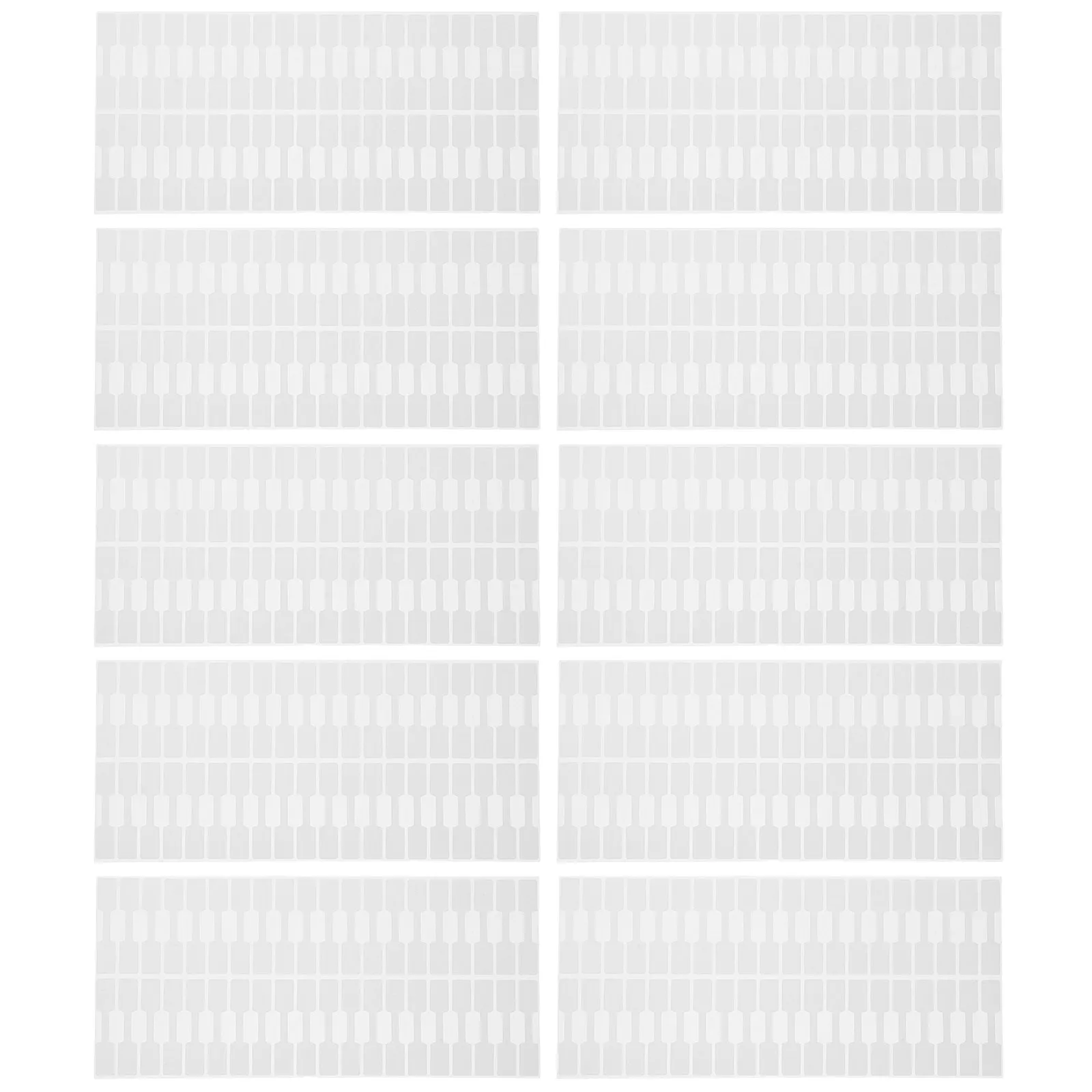 

2000Pcs Jewelry Price Tags Self Adhesive White Blank Rectangle Labels for Retail Jewelry Display Writable Stickers for Bracelets