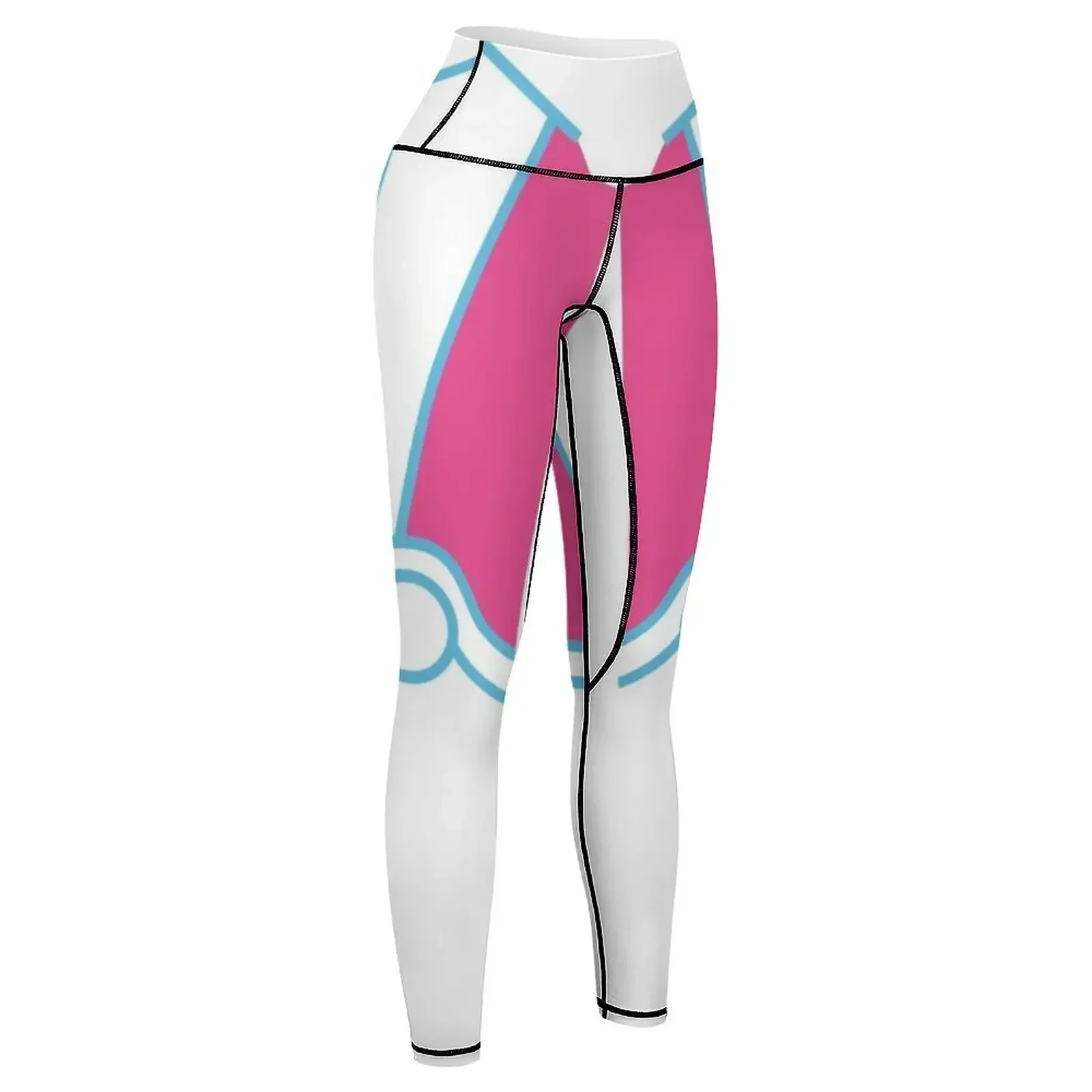 Blue Pink Luchacorn Leggings gym wear Clothing fitness Women's gym Women's high waist Womens Leggings
