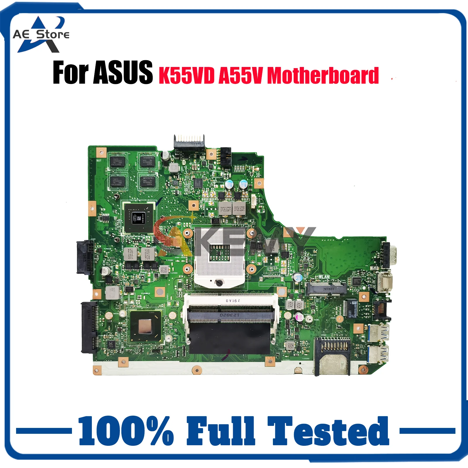 

Материнская плата для ноутбука K55VD для ASUS K55VD K55VJ K55V K55VM, материнская плата для ноутбука Цей товар в наличии, 100% тестирование, ОК, быстрая доставка