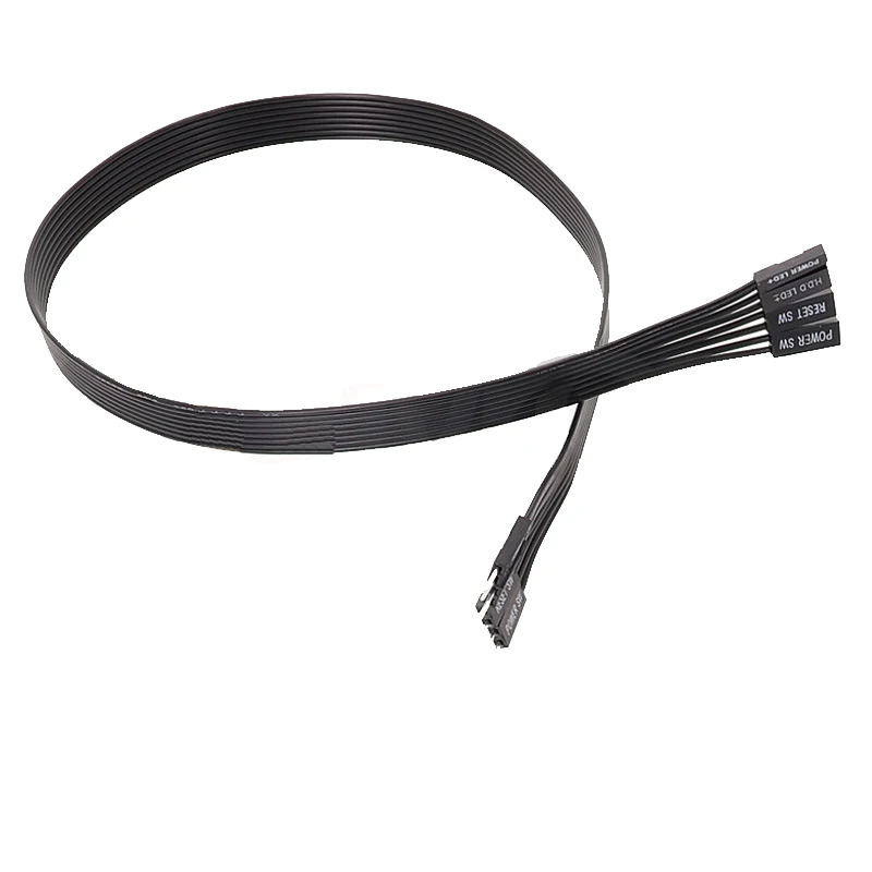 Desktop motherboard switch jumper 9-pin extension cable, power on/off restart motherboard revolving mother extension line