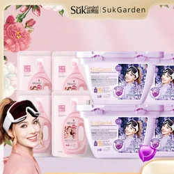 SukGarden Laundry Gel Lavender Fragrance Laundry Gel Anti-bacterial Anti-mite Clean and Soft Fragrance Retention Concentrated