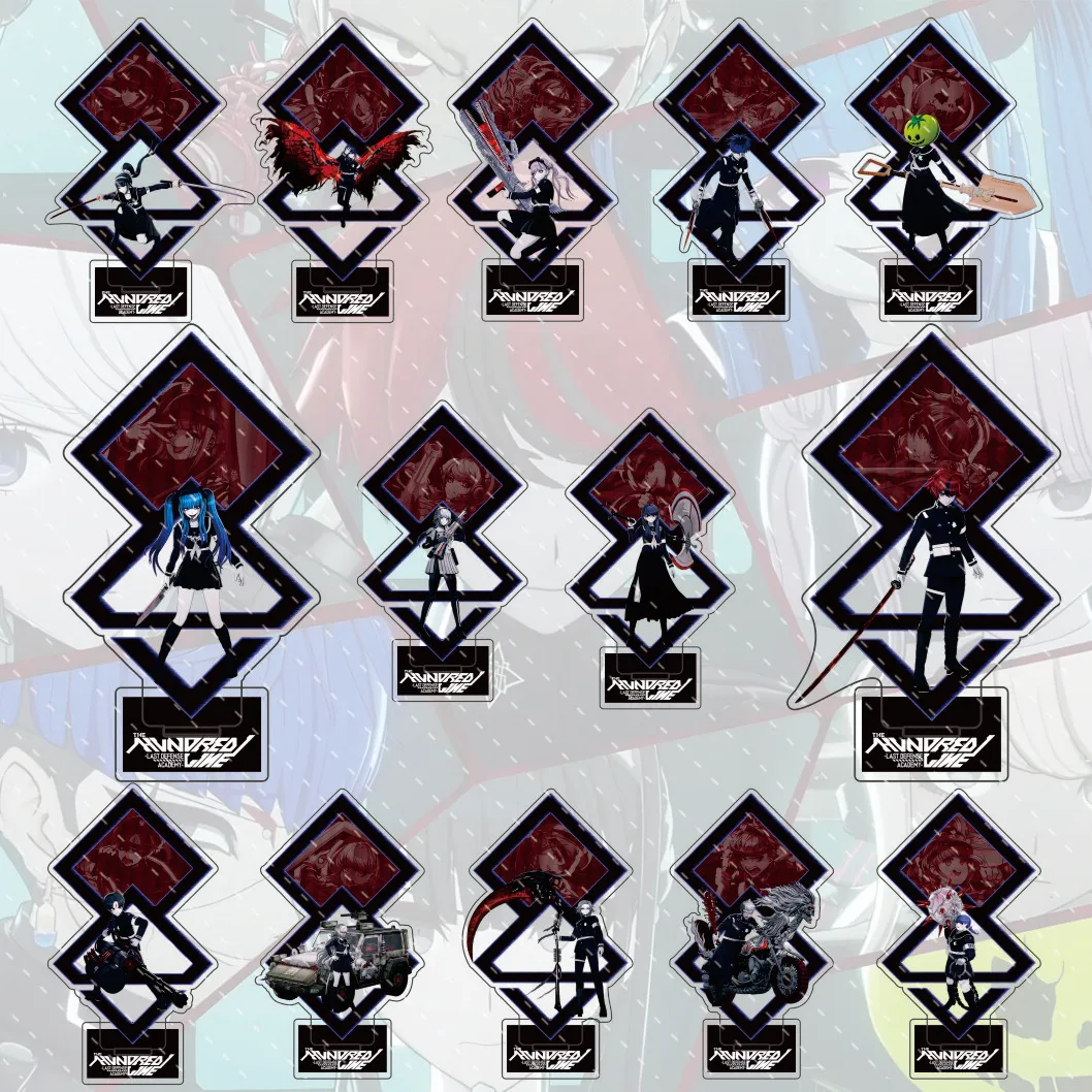 Game anime The Hundred Line -Last Defense Academy-15cm acrylic stand character standing model desktop decoration collection gift