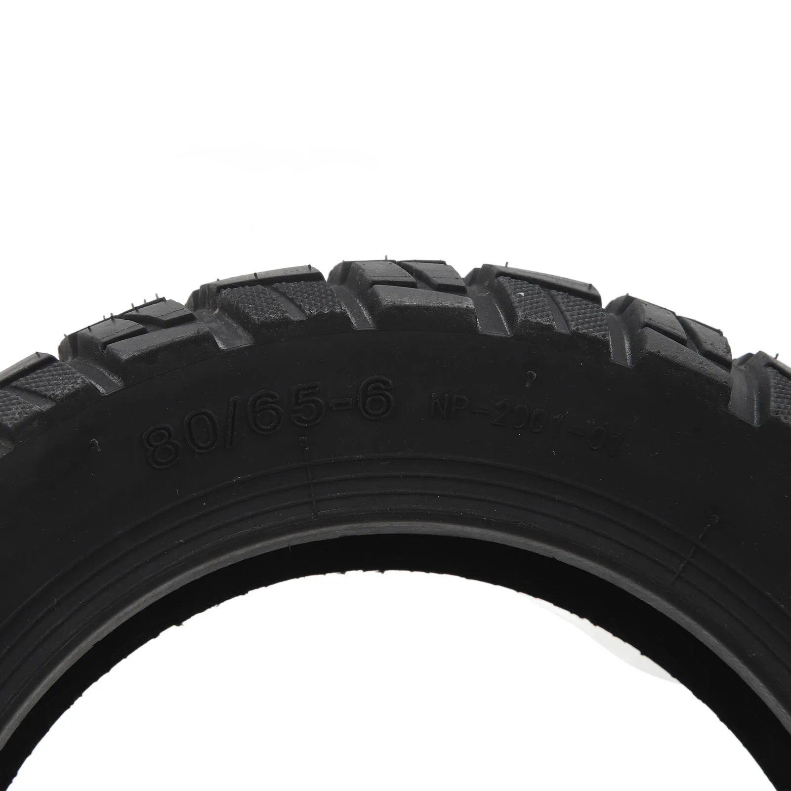 80/65‑6 Electric Scooter Tires Excellent Grip Rubber Electric Scooter Tires Replacement for Electric Scooter