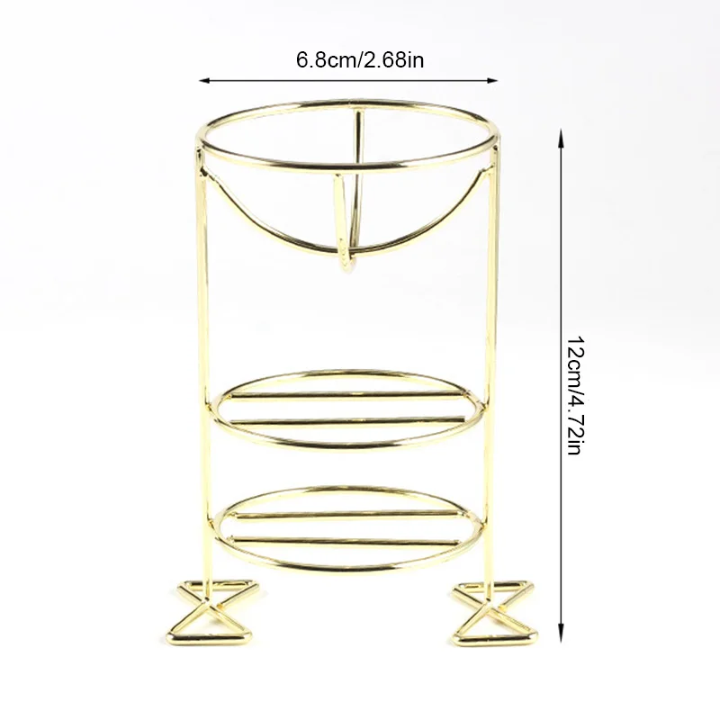 1 قطعة أصحاب ماكياج الإسفنج المعادن يشكلون نفخة عرض موقف الإسفنج تجفيف حامل حامل أصحاب مستحضرات التجميل تخزين الرف الجمال أداة #2