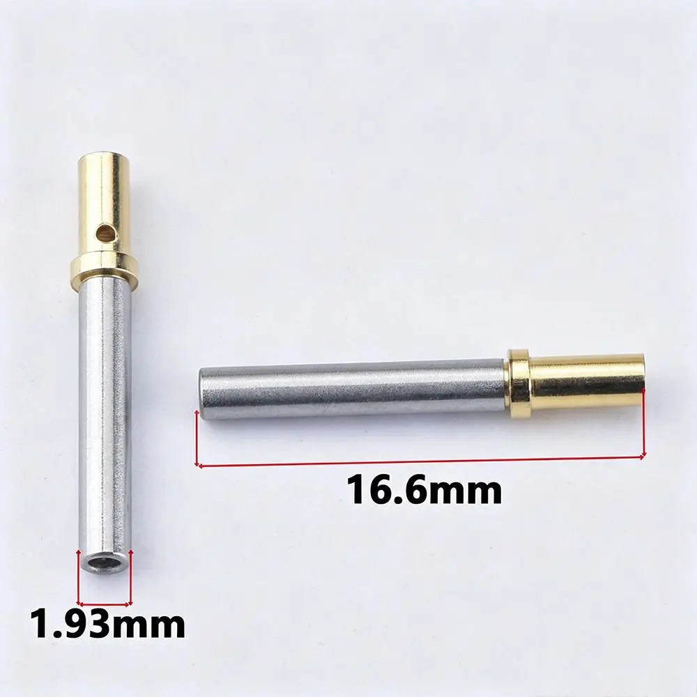 1Pcs 0460-202-1631 0462-201-1631 Terminal Pin Gold Plated 6-20AWG Male Female Terminal Male Female Stainless Steel Connector Pin