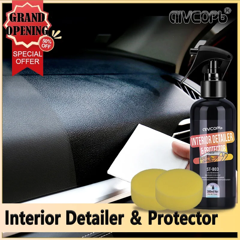 Car Plastic Restorer Back To Black Gloss  Leather Polish Coating Auto Cleaning Products Plastic Parts Renovate Interior Car Care