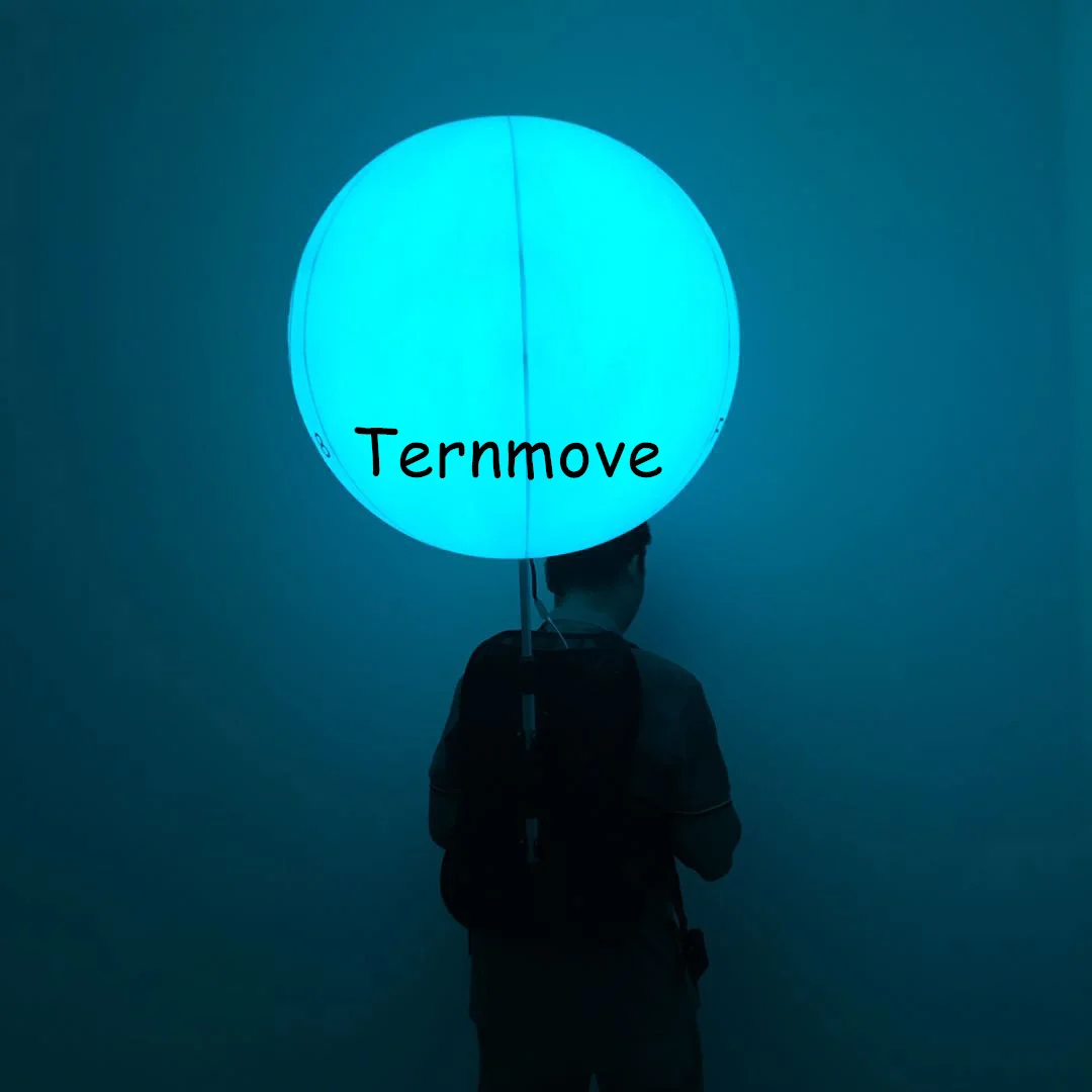 

led PVC Backpack Balloon Inflatable Backpack Balloon Inflatable Advertising Balloon walking Led Glowing Balloons