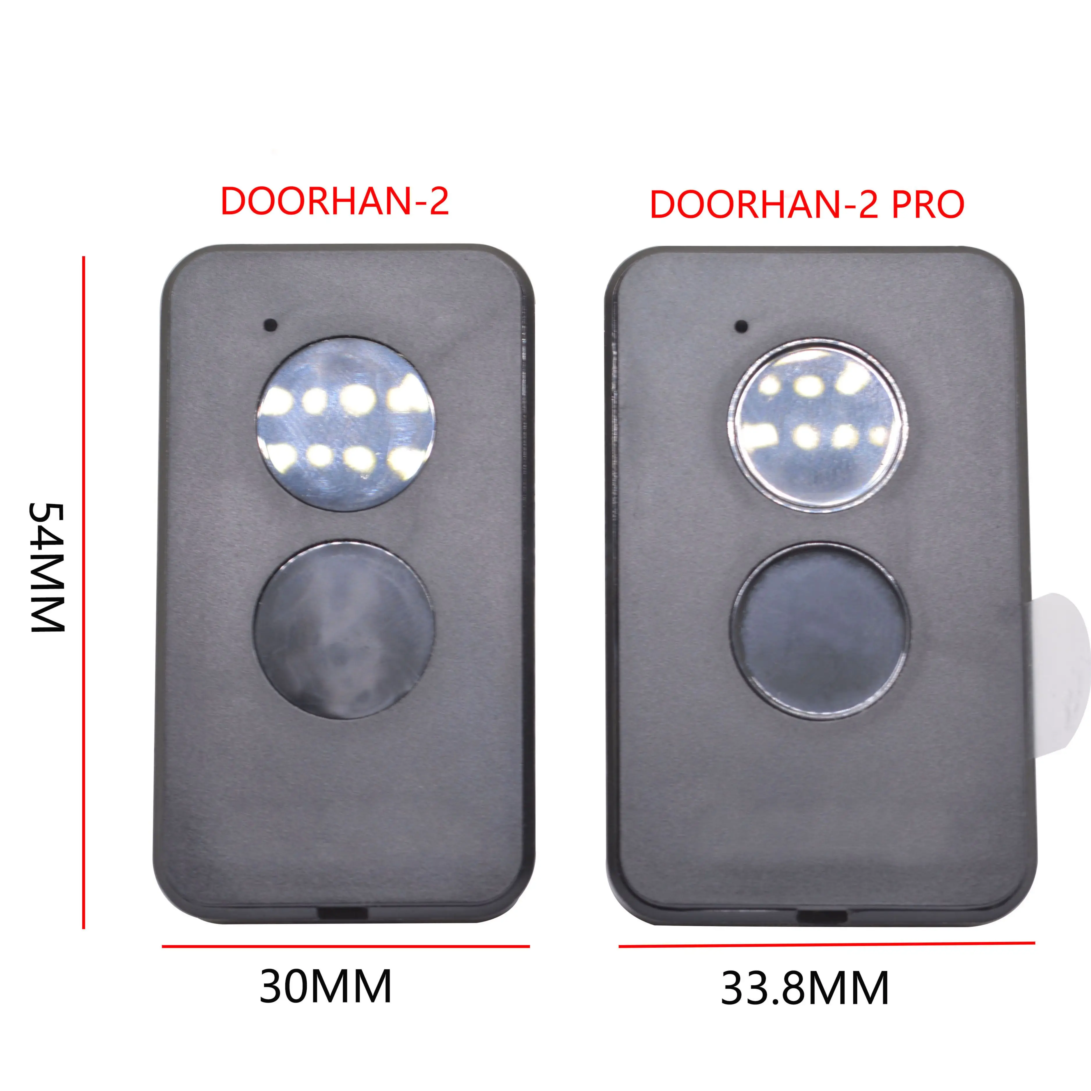 The new DOORHAN TRANSMITTER - 2 PRO Gate Control 433MHz Garage Remote Control Key Fob For Gates and Barriers