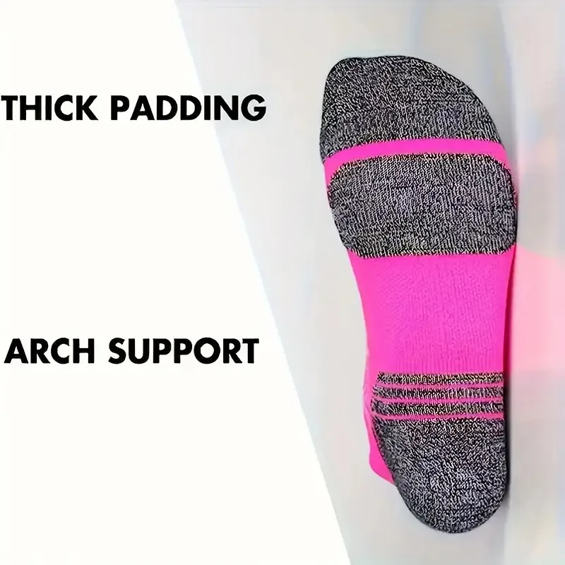 5/10 Pairs Neutral Sports Socks Fashionable Striped Sweat Absorbing Breathable Outdoor Running Basketball Couple Casual Socks﻿ image 2