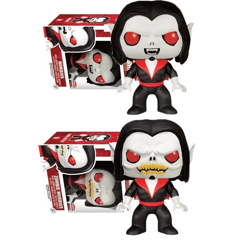 New Funko Pop MARVEL Morbius the Living Vampire ZOMBIE MORBIUS #104 #105 Action Figure Collection Model Toys For Kids