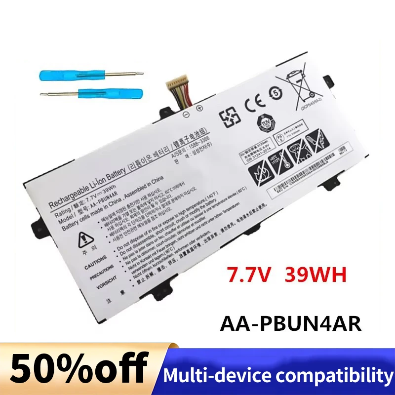 

AA-PBUN4AR Laptop Battery For Samsung NP900X5L 940X3L NT900X5P NT900X5L NP940X3LK01US 7.7V 39Wh