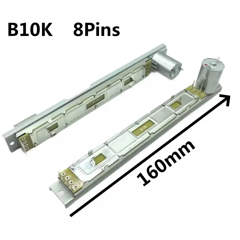 2pcs BEHRINGER-Mezclador de MOTOR eléctrico FADER X32, 1 piezas, 160mm, 4 + 4, 8 pines, B10K, potenciómetro de deslizamiento rec