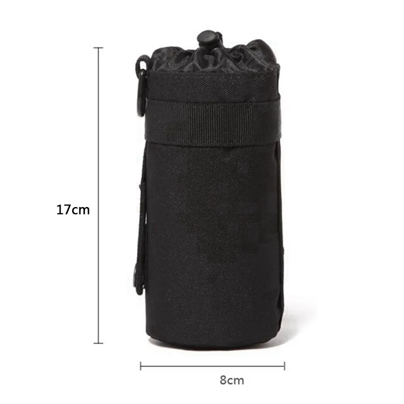 3PCS/SET Tactical Molle Pouch Utility Tool Waist Bag EDC Pouch Drawstring Water Bottle Pouch Hunting Phone Pocket