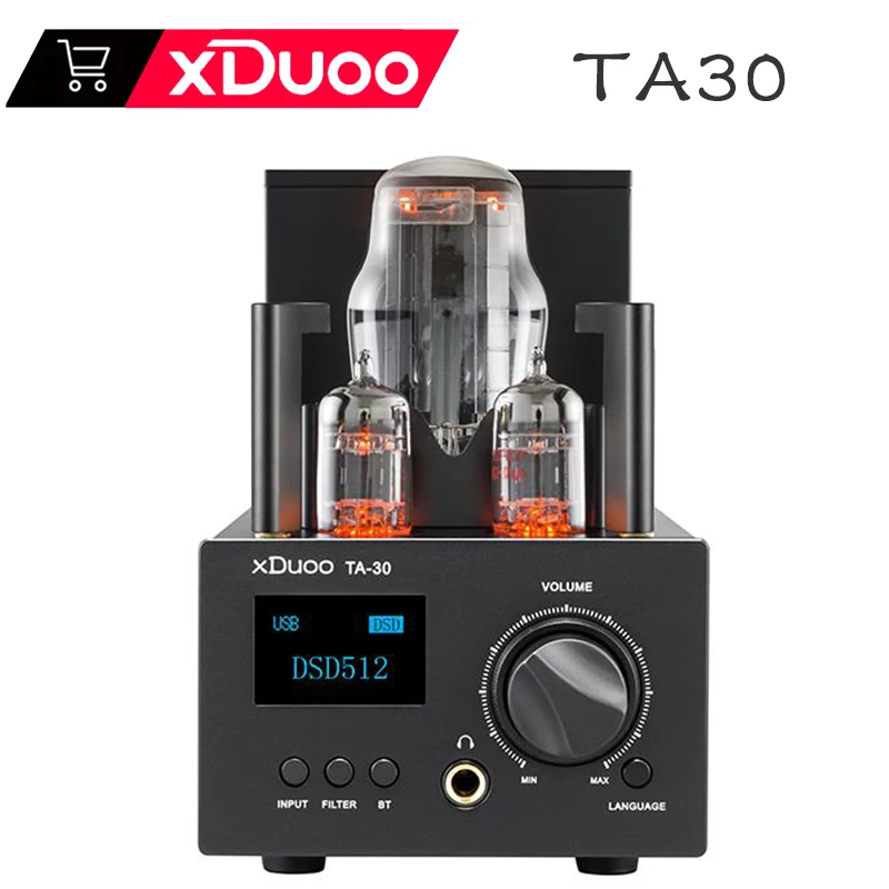 XDUOO TA-30 ES9038Q2M HD Bluetooth High Performance DSD512 DAC Tube Headphone Amplifier