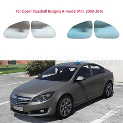 for Opel/Vauxhall Insignia 08-16 Car left and right (white | blue mirror) rear view mirror heating glass fittings