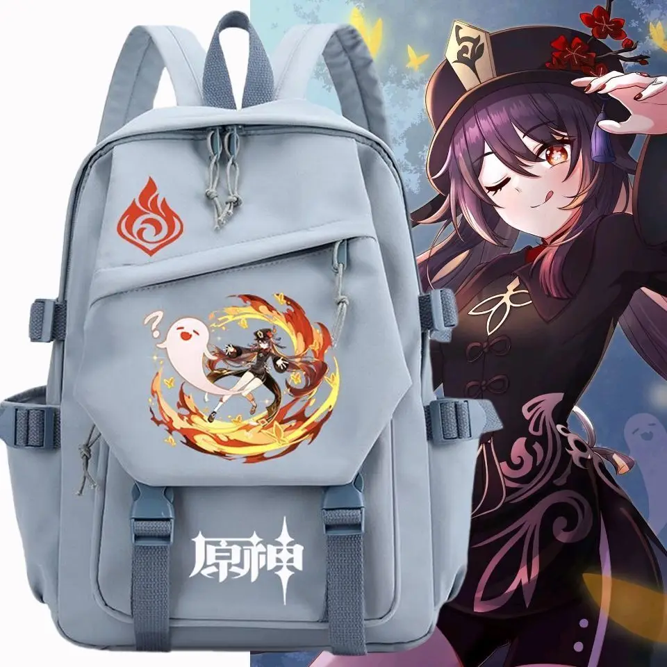 Genshin Impact Game Merchandise Elementary And Middle School Students Male Anime Maple God Manyo Houto Klee Diluc Double Anime