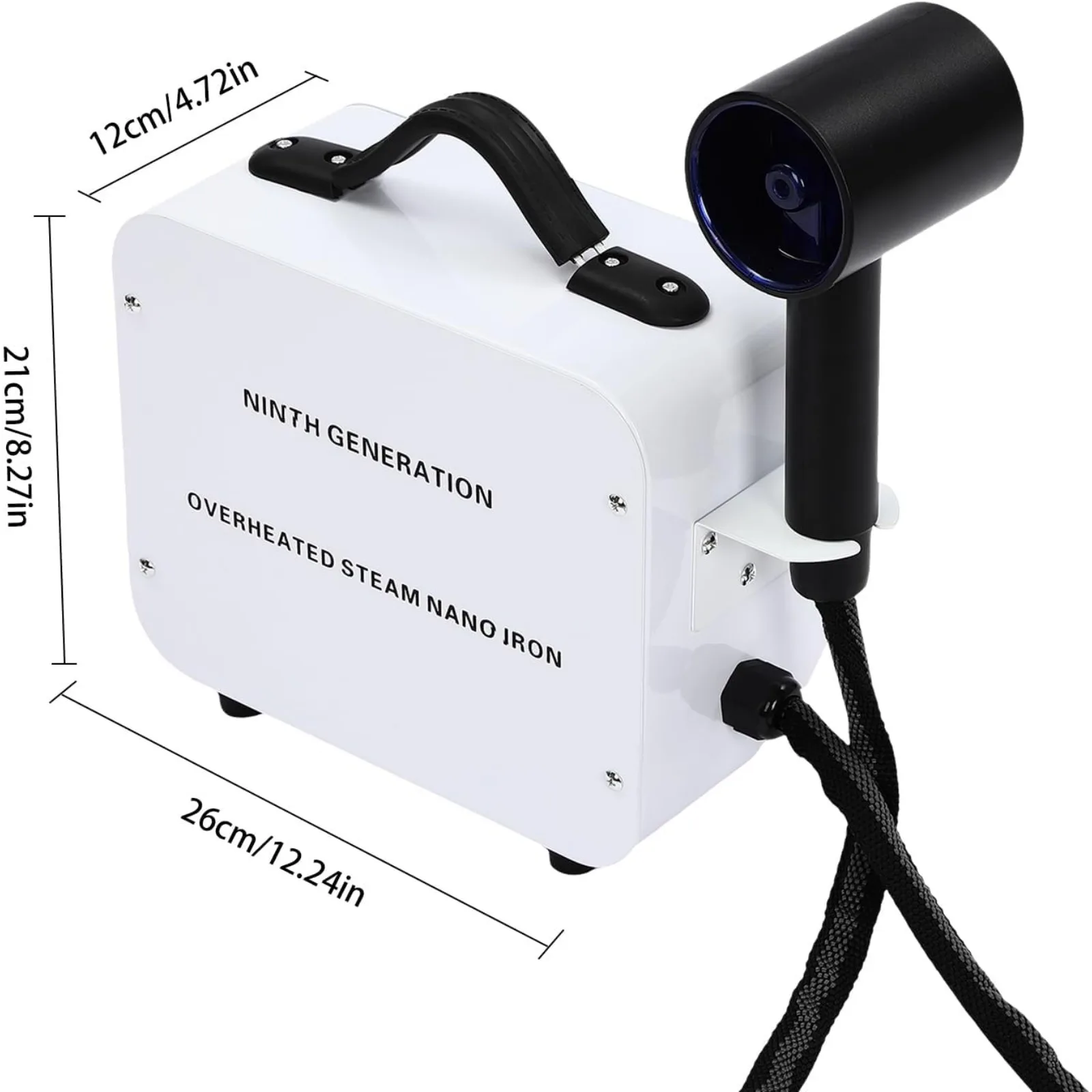 جهاز بخار الشعر نانو، مبخر رذاذ نانو احترافي، معالج ألوان الشعر، للاستخدام المنزلي في الصالونات - رذاذ قابل للتعديل، 110 فولت، 1300 وات #2