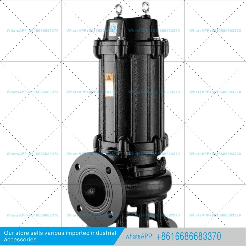 Sewage pump 380v three-phase manure pumping slurry industrial sewage pump submersible pump