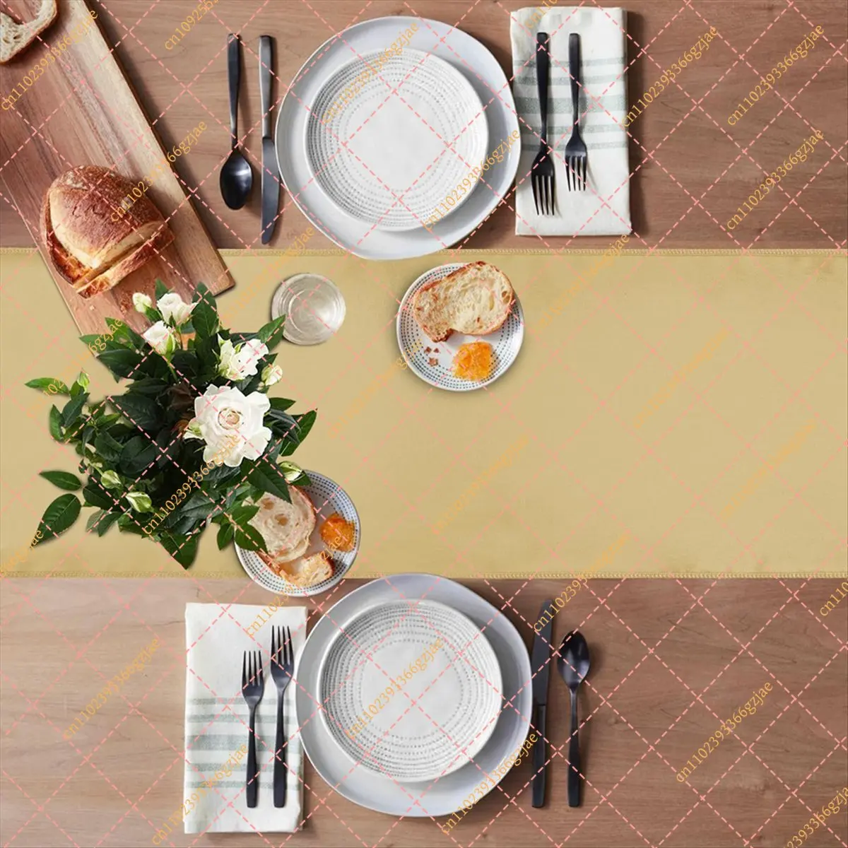 10 Pack Table Runners Tablecloth for Parties Weddings Birthdays Banquets Decor, Replacement Decorative Cover