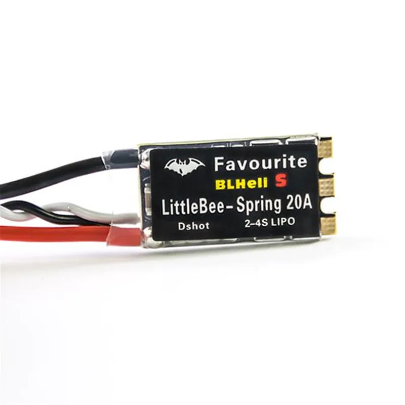 4Pcs LITTLEBEE BLHeli-s FVT Little bee SPRING 20A / 30A Brushless ESC 2-6S Supports DSHOT Oneshot42 OneShot125 Multicopter