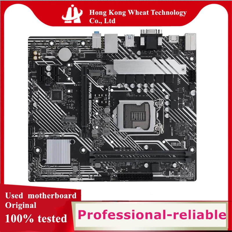 Used For Intel PRIME B560M-K motherboard original B560 DDR4 64GB LGA 1200 USB3.0 SATA3 PCI-E 3.0 Desktop Mainboard