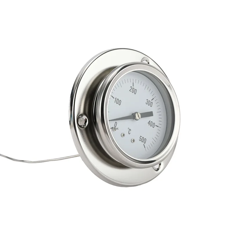 KT Oven Thermometer Pressure Type Capillary High Temperature Thermometer 304 Stainless Steel Industrial Equipment Thermometer