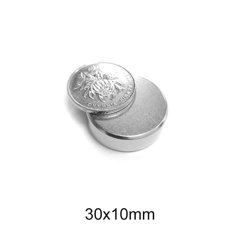 30x10 mm Thick Circular Magnets 30mmx10mm N35 Round Neodymium Magnet D30x10mm Permanent NdFeB Magnetic magnet 30*10