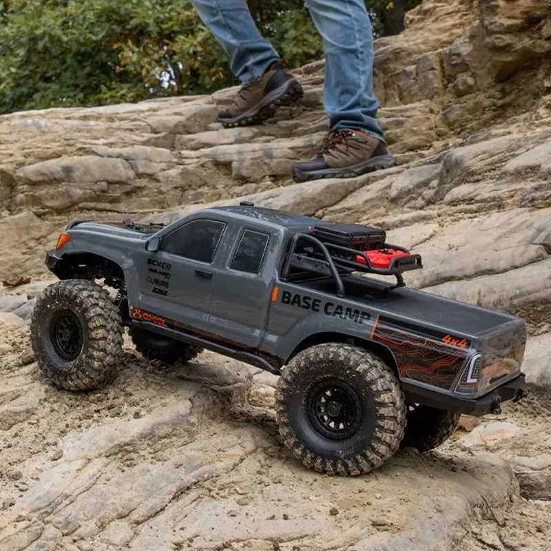 Axial Scx10 Iii Base Camp 1/10 Four-Wheel Drive Remote Control Electric Model Off-Road Climbing Vehicle 35t 540 Brushed Motor