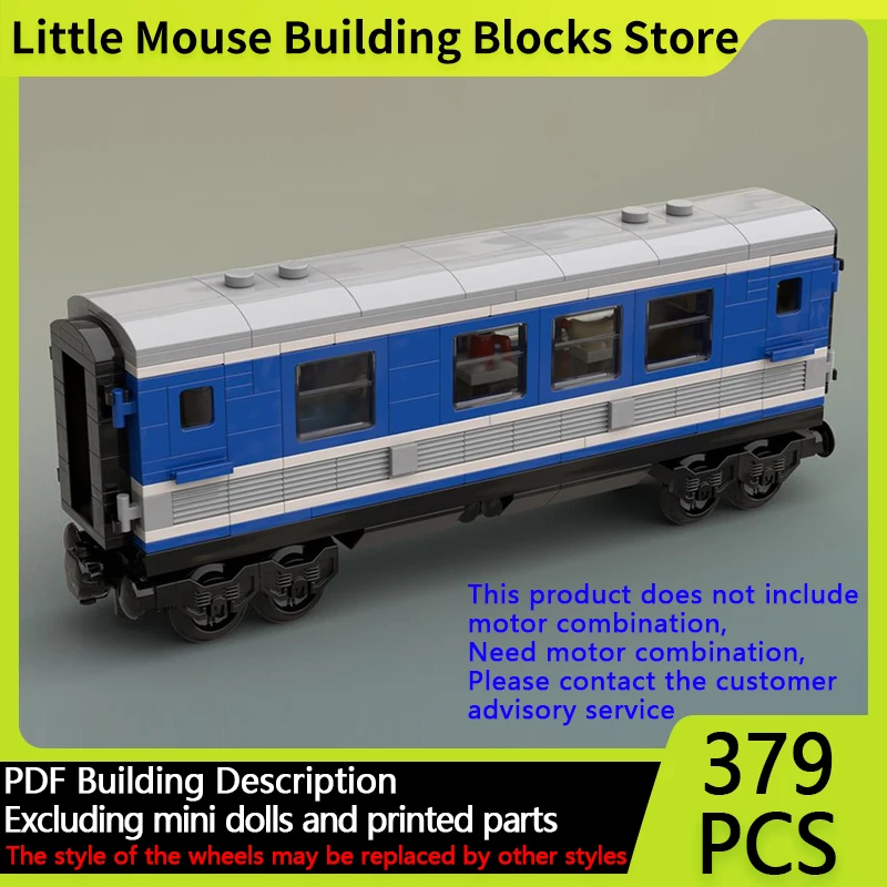 

City Car Model MOC Building Bricks 6-Stud-Wide Cafe Dining Car Modular Technology Gifts Holiday Assemble Children Toys Suit