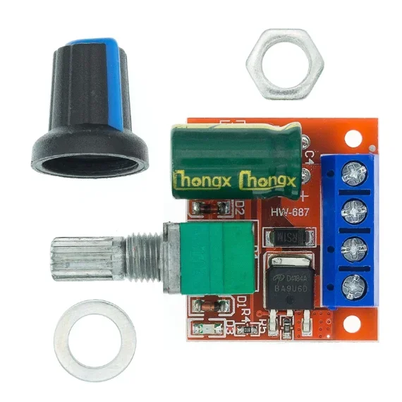 PWM DC motor speed controller module 2A 3A 5A 10A speed control switch function 1803BK 1203BK