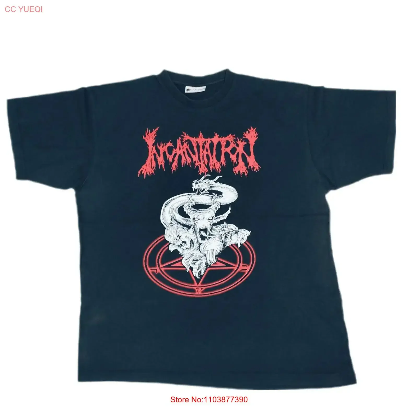T-shirt vintage Incantation Y2K Tour 2006, Immolation Death Metal, Cannibal Corpse, Entombed, Napalm Bolt Thrower, Obituary, vintage
