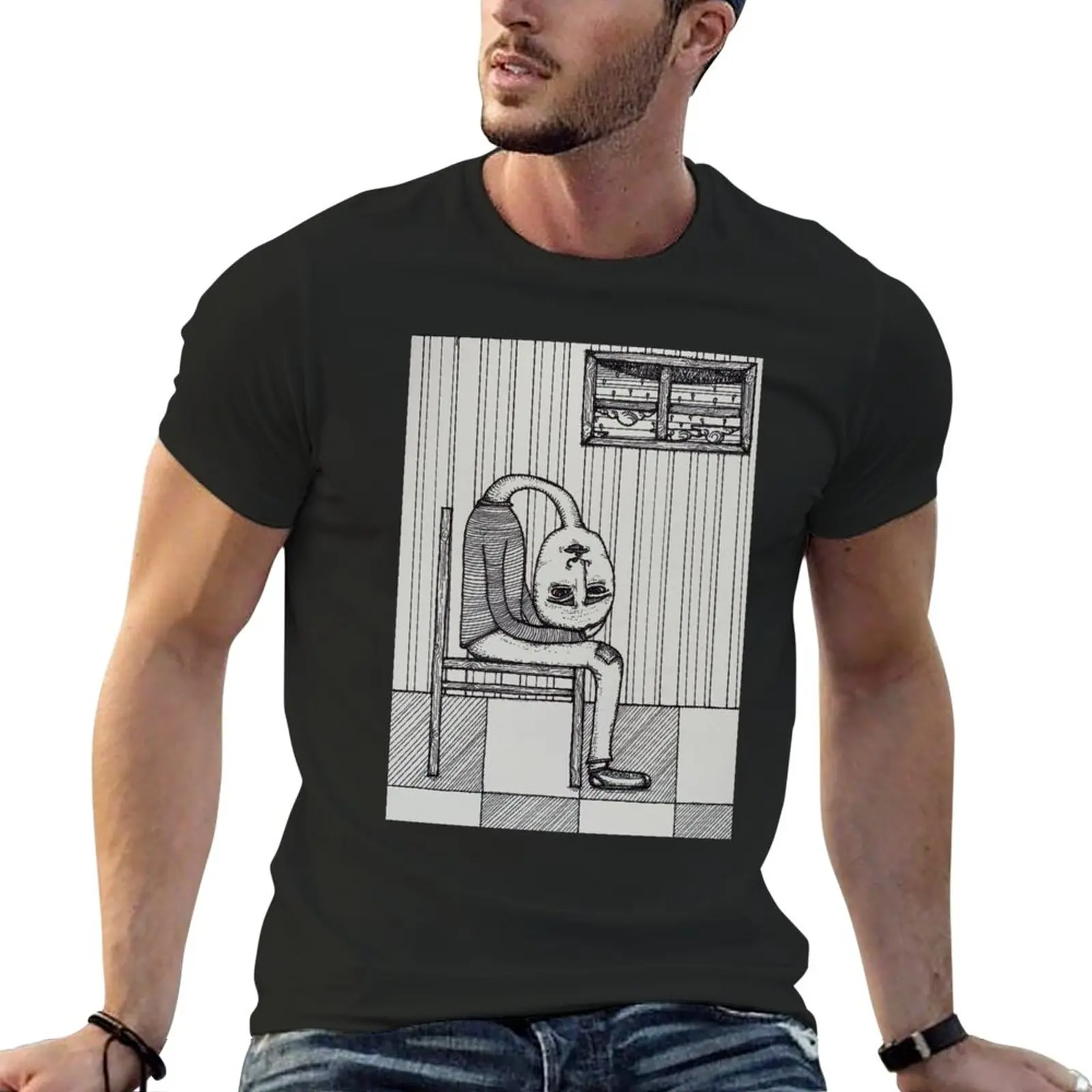 Perspective Ink Drawing T-Shirt quick drying t-shirt custom t shirts design your own custom t shirt men graphic t shirts