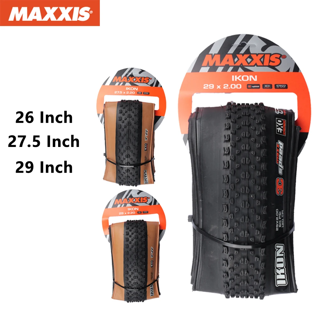 MAXXIS IKON Bicycle E-BIKE Folding Anti Puncture Original Tubeless Tire For MTB 26x2.2/2.35 27.5x2.2/2.35 29x2/2.2/2.35/2.6