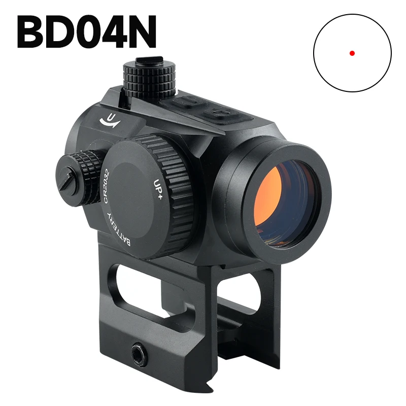 

BD04N Tactical Red Dot Sight Adjustable Brightness Reflex Light 22mm Rail Mount Riflescope Outdoor Scope Hunting Accessories