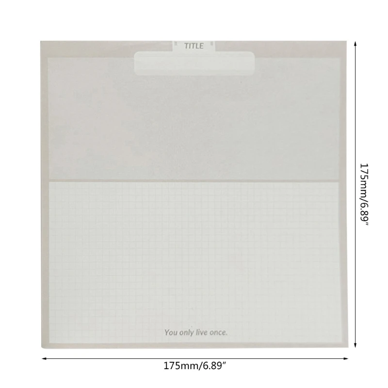 Bloco notas rasgável, 50 páginas, folha gradeada, bloco escrita, bloco notas, y9rf