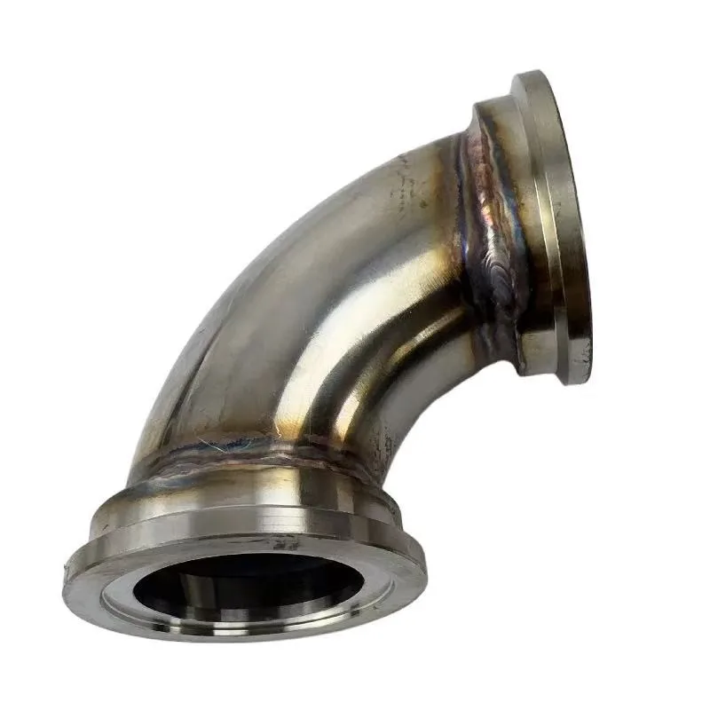 

Низкопрофильный 90 ° Монтажный коленчатый фланец из нержавеющей стали V-Band для Tial MVS 38 мм