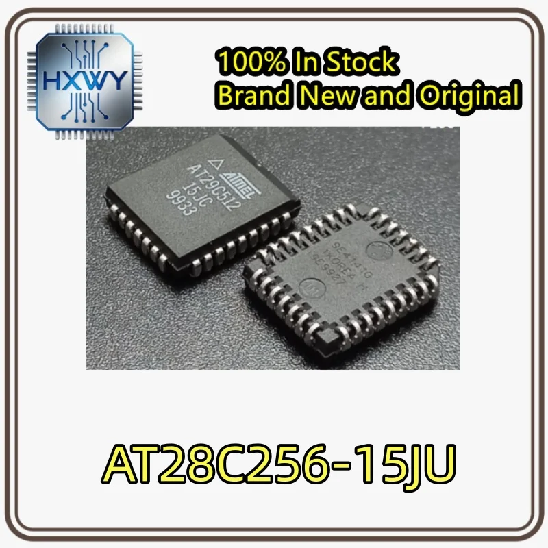 5/20 piece AT28C256-15JU AT28C256 PLCC memory chip new original stock