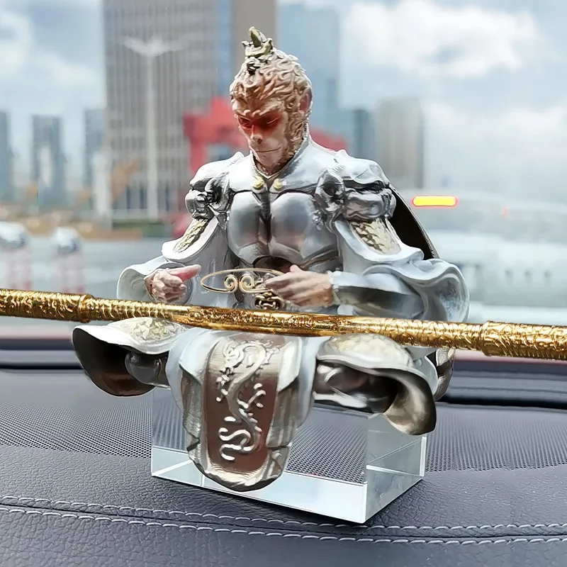 12CM Fighting Buddha Creative Gift Car Decoration Qitian Monkey Car Decoration Crafts Gift for Boyfriend