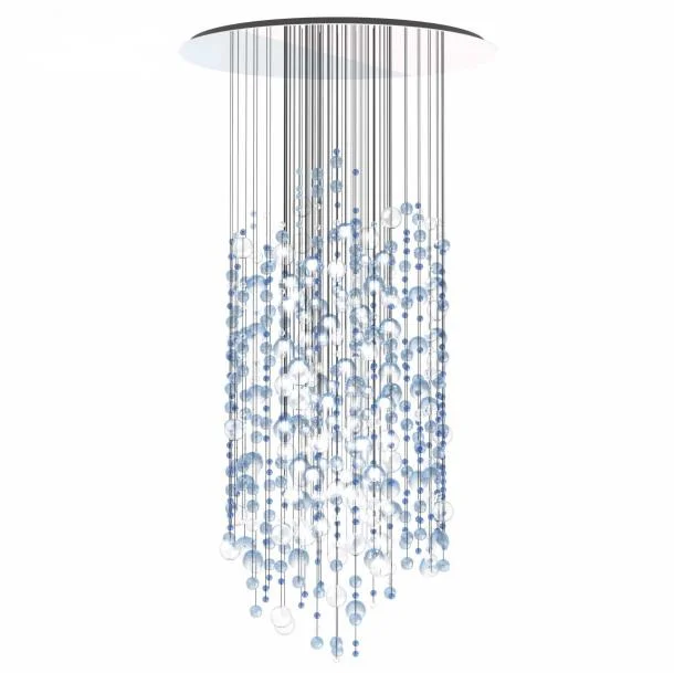

Contemporary Luxury Crystal Chandelier Modern Indoor Steel Ceiling Hanging Lamp New Design Pendant Lights for Contemporary