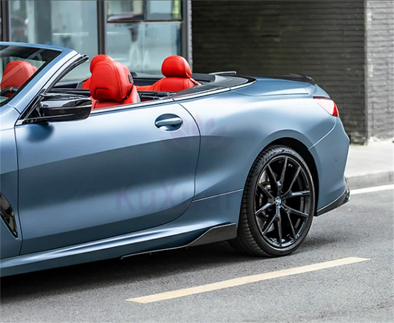 For 8-Series G14 G15 G16 M Sport 2018-2020 Carbon Fibre Side Spoiler Body Kit Front Bar Edge Rear Diffuser Rear Spoiler