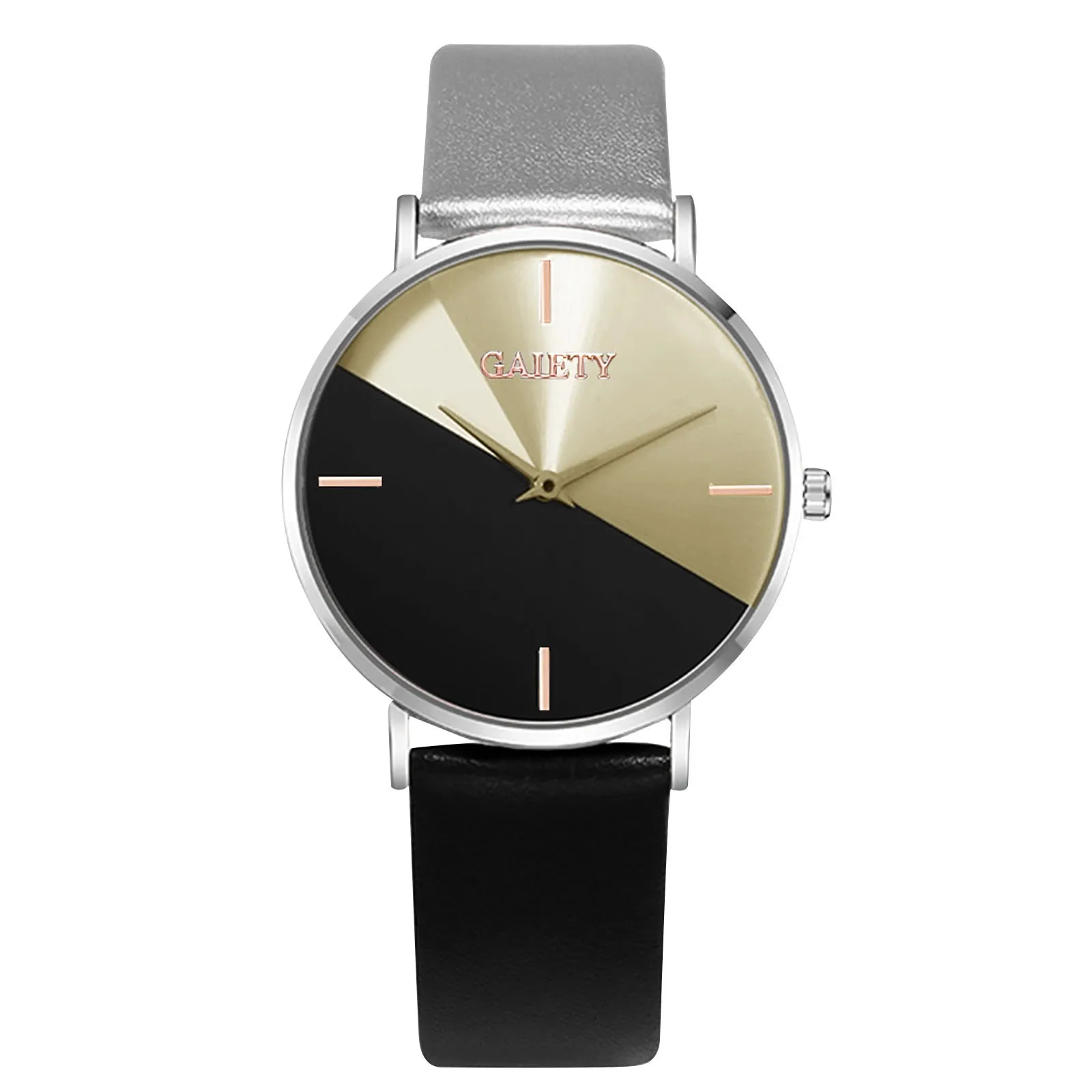 Clothing Accessories Light Luxury Geometric Stitching Style Ladies Watch Fashionable Simple Style Quartz Wristwatch Reloj Mujer