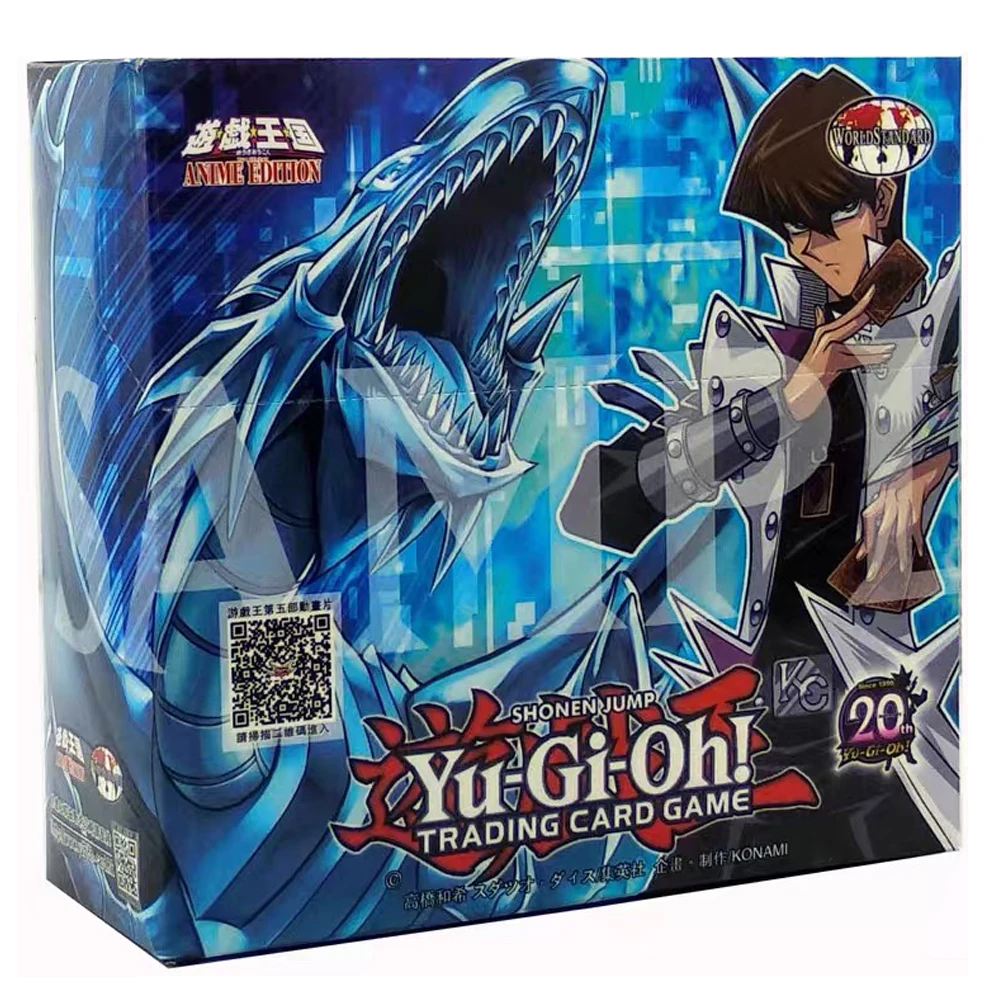 240Pcs Yu-Gi-Oh Anime Cards Blue Eyes Dark Magician Exodia Obelisk Slifer Ra Yugioh Card Kids Christmas Gift