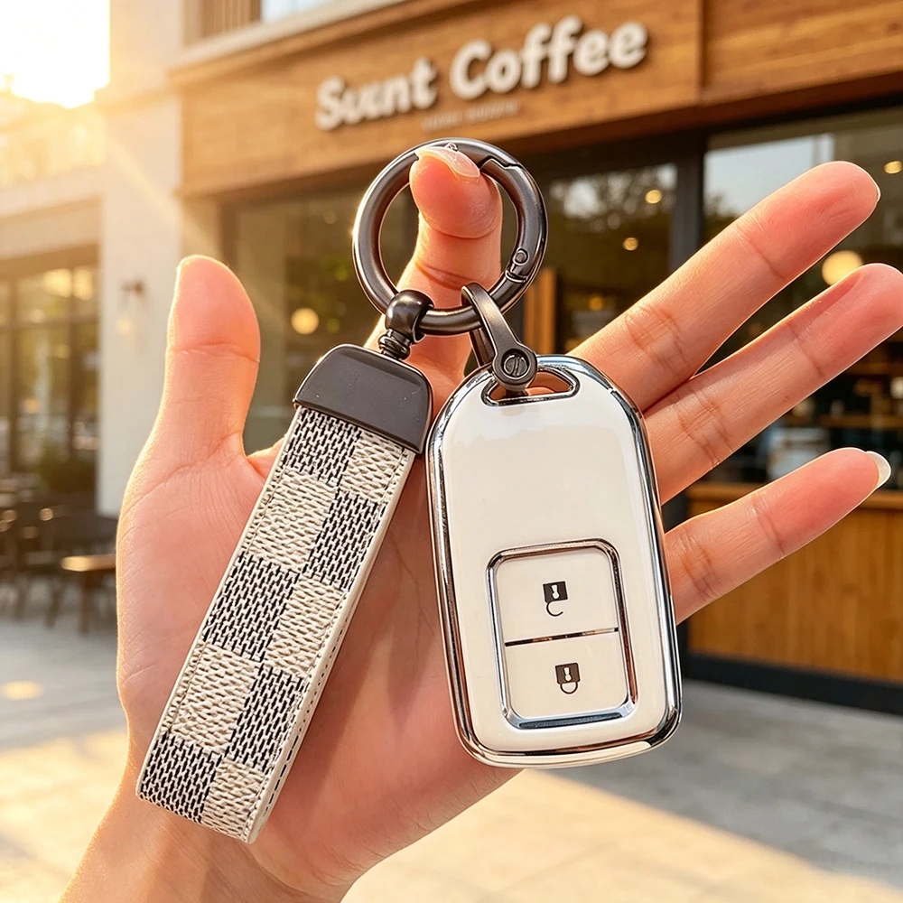 2/3/4/5-Tasten Smart TPU Autoschlüssel-Hülle für Honda Accord Civic CR-V Hrv Pilot Ridgeline Fernbedienung Auto-Schlüsselgehäuse Schlüssellos