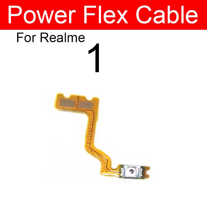 Power Volume Button Flex Cable For Oppo Realme 1 2 2Pro Side Volume Power Mini Key Trigger Flex Ribbon Replacement Spare Parts