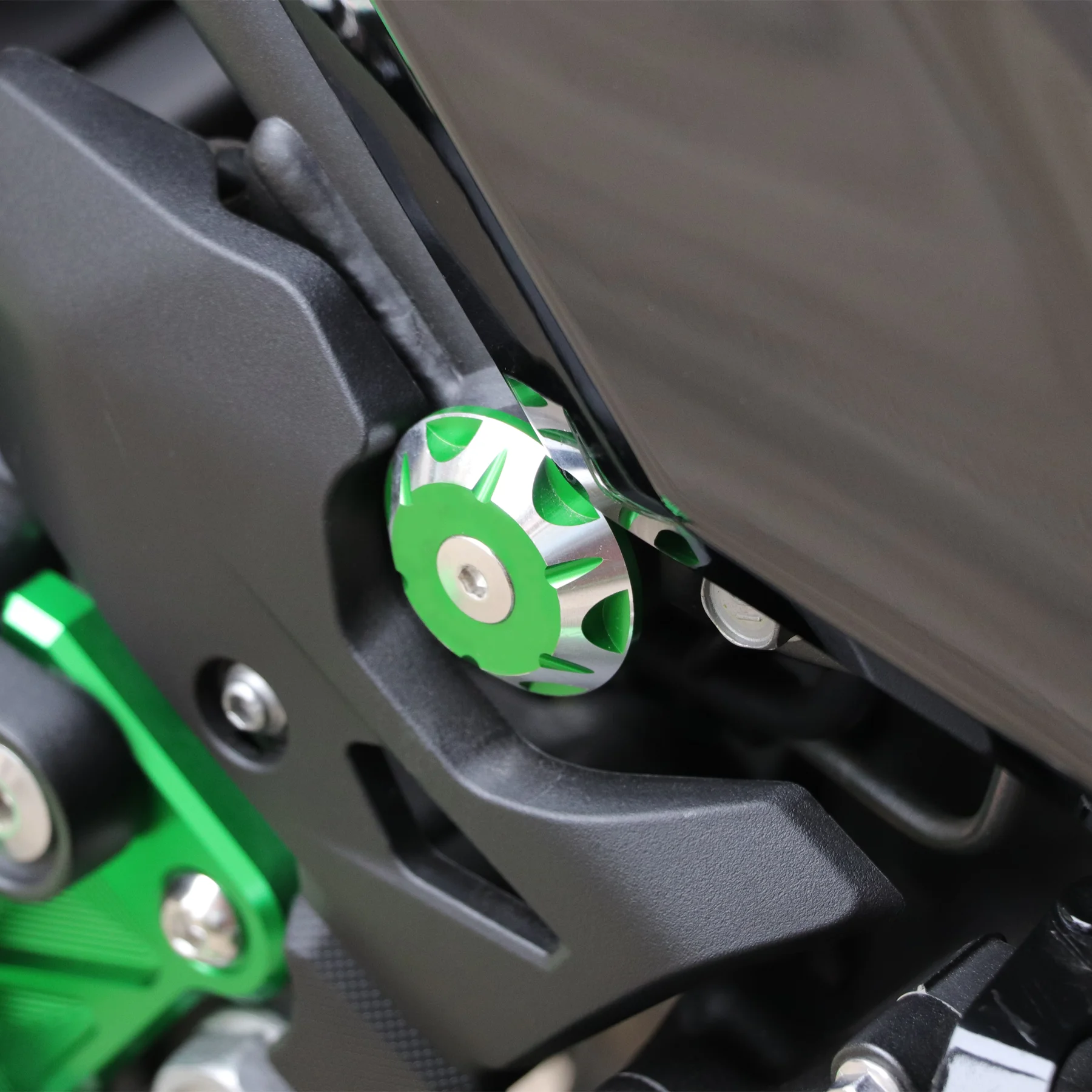 Motorcycle Frame Hole Cap CNC Frame Insert Decorative Cover Plug Accessories For Kawasaki NINJA400 NINJA500 Ninja 400 Z400 Z500