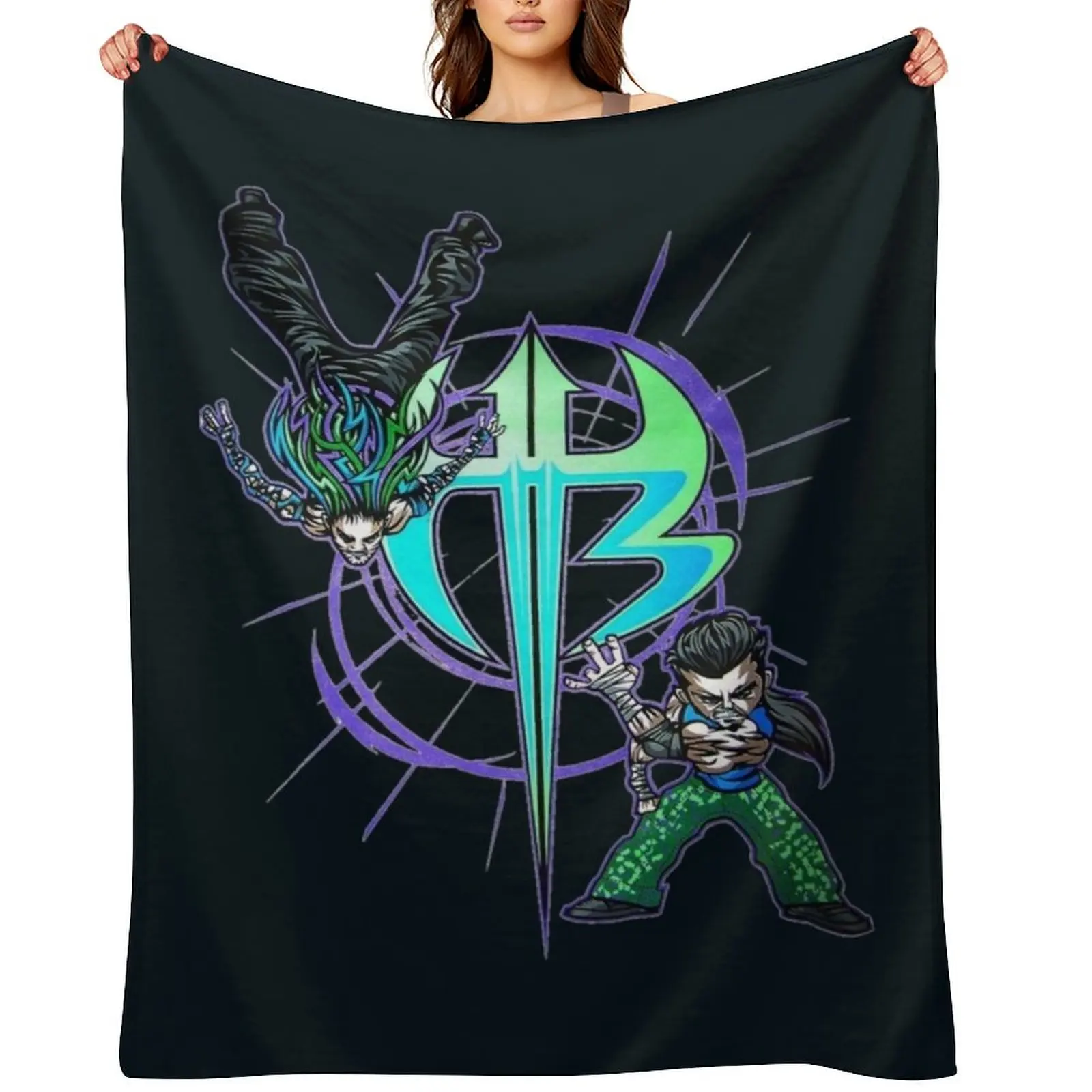 

Hardy Boyz Throw Blanket Hairy Stuffeds valentine gift ideas Travel Blankets